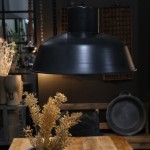 Nightfall φωτιστικό οροφής από σκούρο σίδερο 44x26 εκ