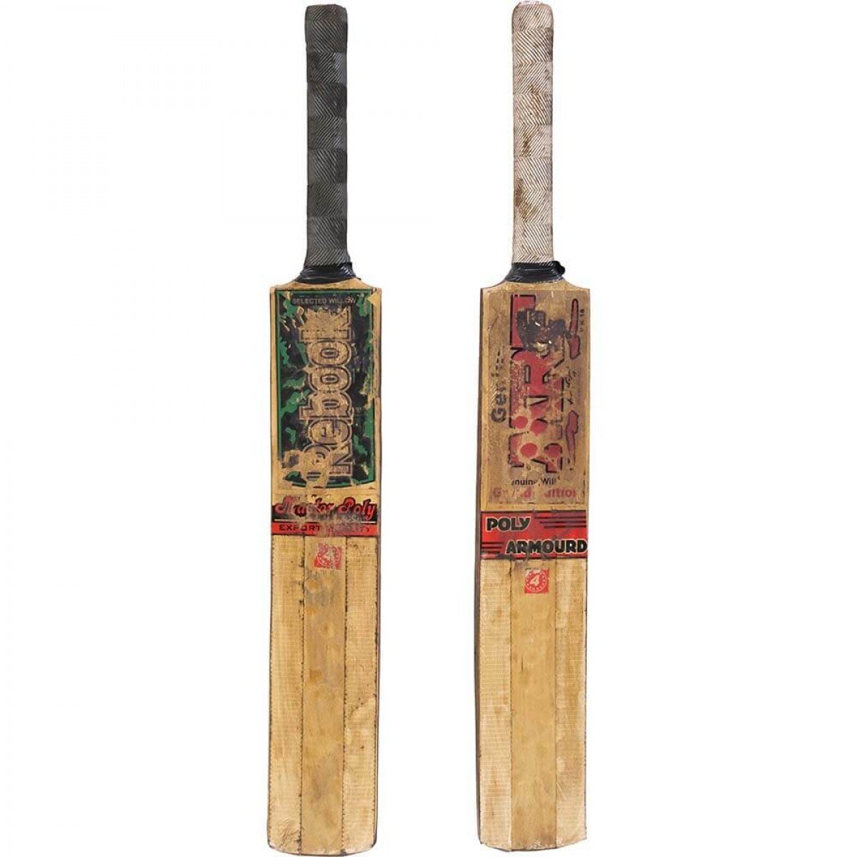 Vintage ξύλινο ρόπαλο cricket με αυθεντικά τυπώματα 10x5x76 εκ Vintage ξύλινο ρόπαλο cricket με αυθεντικά τυπώματα 10x5x76 εκ