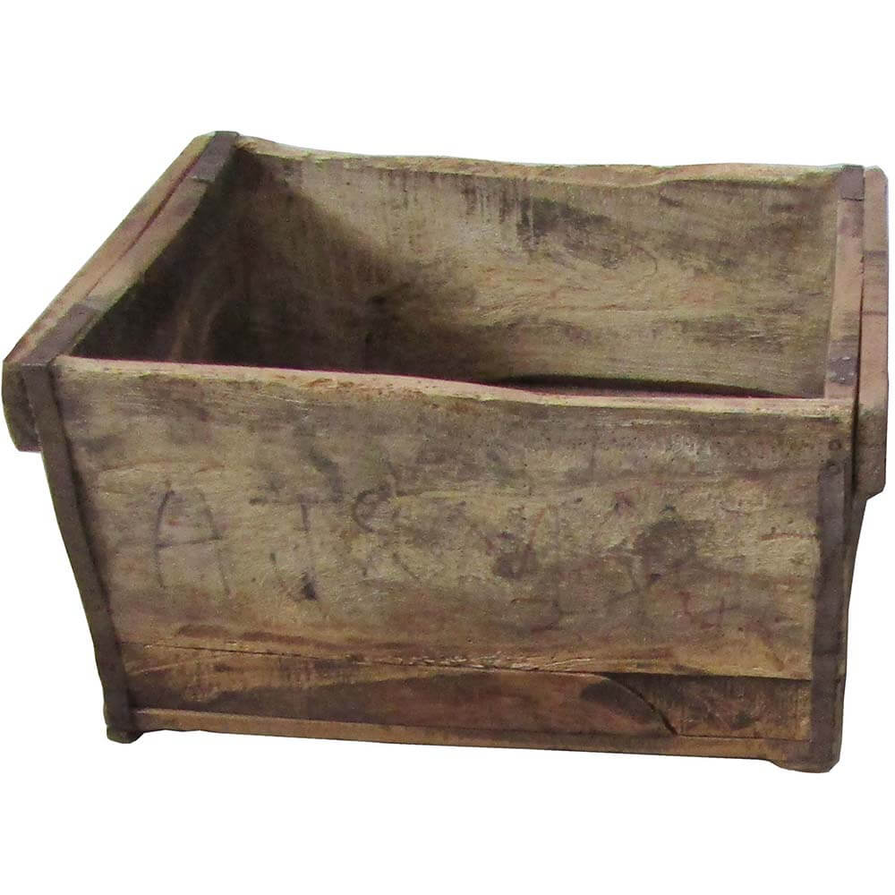 Kavita παλιό ξύλινο κουτί αποθήκευσης 34x44x18 εκ